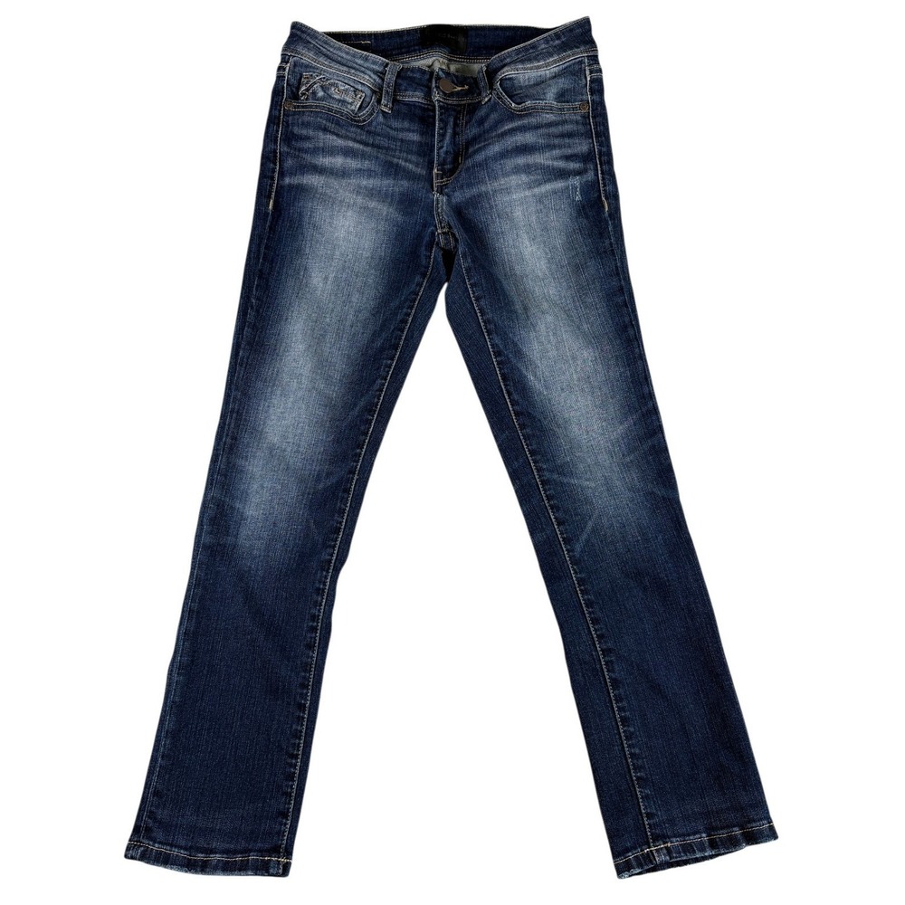 Buckle Black Fit No 53 Jeans Women's 26 Blue Dark Wash Stretch Mid Rise Straight